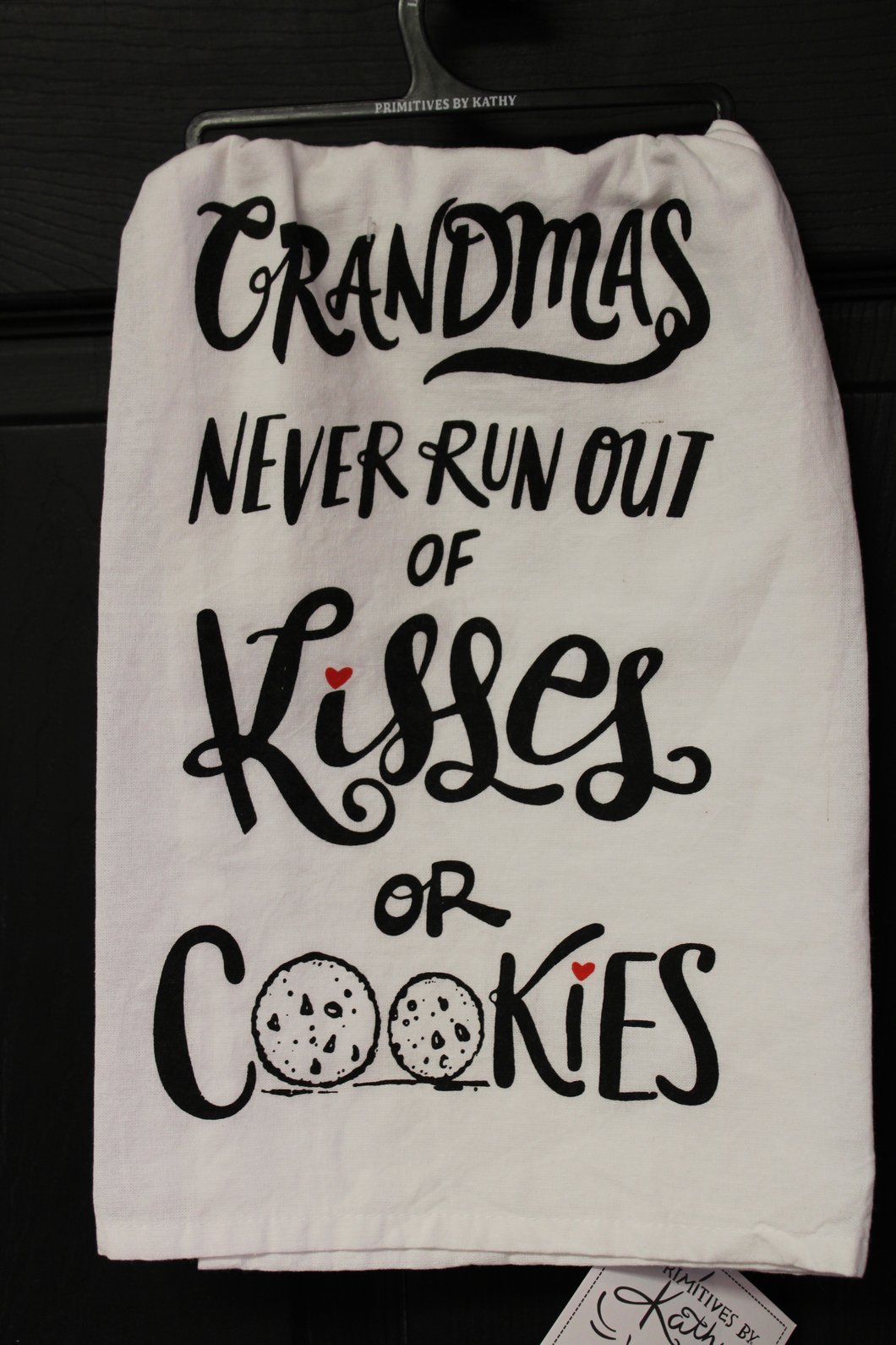 Kisses and Cookies Dish Towel